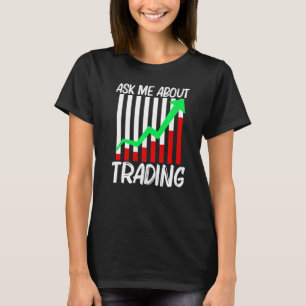 T-shirt Commerce cool Pour Hommes Femmes Stock Marché Tr