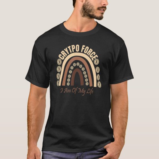 T-shirt Commerce Cryptodevise Millionaire Crypto Force In (Devant)