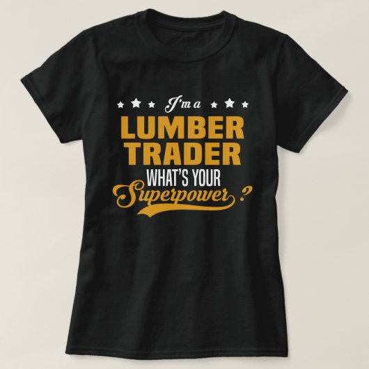 T-shirt Commerce de bois (Design devant)