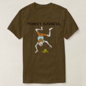 T-shirt Commerce de singes (Design devant)