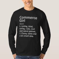 Commerce Girl Tx Texas Funny City Home Roots