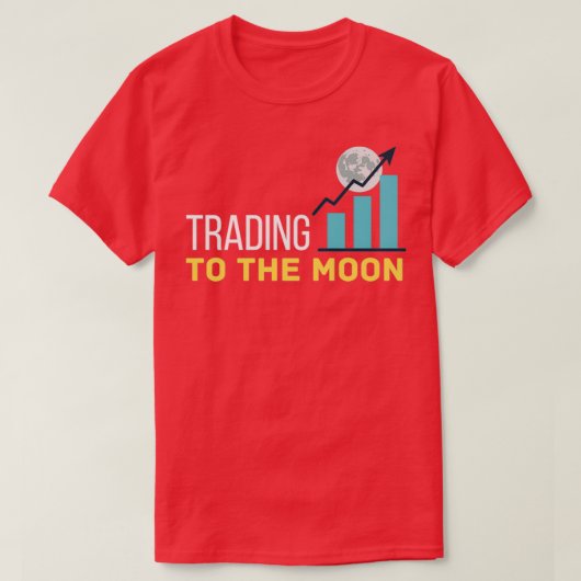 T-shirt Commerce vers la lune (Design devant)