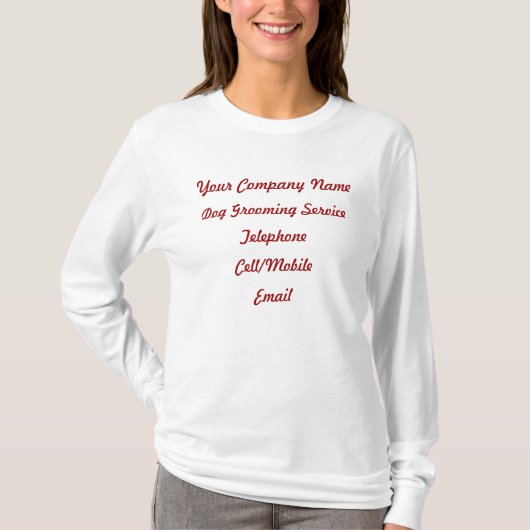 T-SHIRT COMMERCES - GROUPE DE CHIENS UK (Devant)