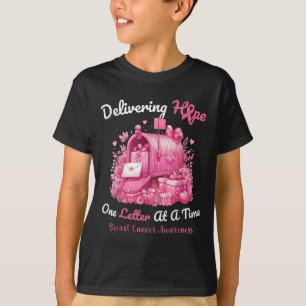 T-shirt Commis Postal Sensibilisation au cancer du sein Oc