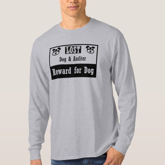 T-shirt Commissaire aux comptes perdu de chien (Devant)