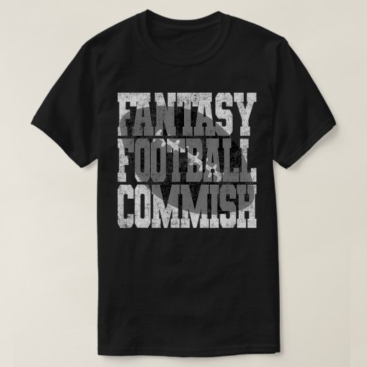 T-shirt Commissaire de la Ligue FFL de la Commish de footb (Design devant)