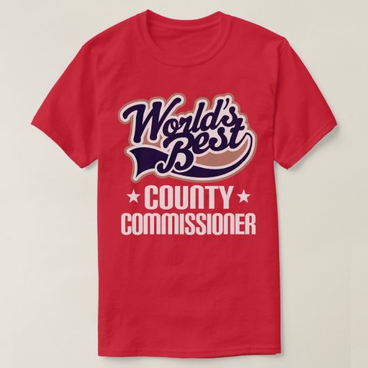 T-shirt Commissaire du comté (Design devant)