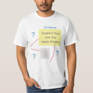 T-shirt Commission des preuves de la lutte contre le crime