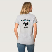 T-shirt Commit To Be Fit ASCENT (Dos entier)