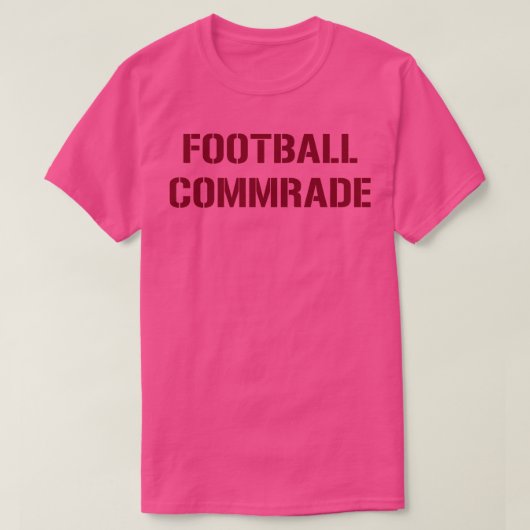 T-shirt Commrade Jaune (Design devant)