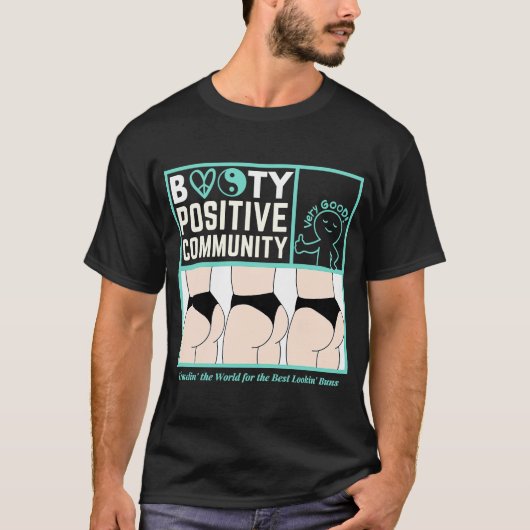 T-shirt Communauté Booty Positive (Devant)