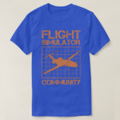 T-shirt Communauté Flight Simulator (Design devant)