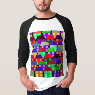 T-Shirt COMMUNAUTÉ MAISON COLORÉE MAISONS