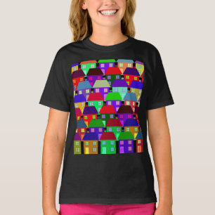 T-Shirt COMMUNAUTÉ MAISON COLORÉE MAISONS
