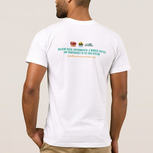 T-shirt Communautés de bonne alimentation Tee Unisex ~SOFT (Dos)
