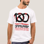 T-shirt Communism, celebrating 100 million deaths (Devant)