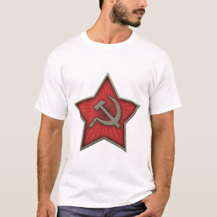 T-shirt Communiste soviétique de marteau et de faucille