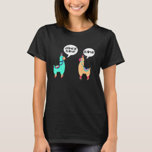 T-shirt Como Se Llama Alpaca Dit Costume Lama