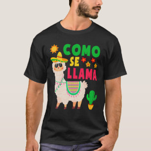 T-shirt Como Se Llama Drôle Cinco De Mayo Mexicains Enfant