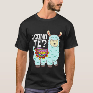 T-shirt Como the Llama Llamas Cool espagnol Alpaca Llamas