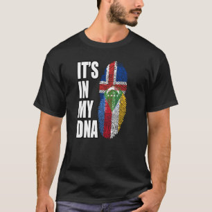 T-shirt Comoran Et Islandais Mélanger L'ADN Patrimoine Du