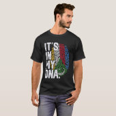 T-shirt Comores Racines Drapeau Empreinte Graphique Patrio (Devant entier)