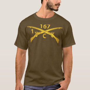 T-shirt Compagnie C 1er Bataillon 167e Régiment d'infanter