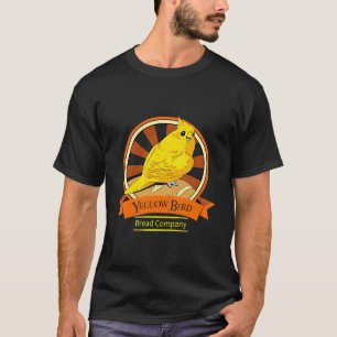 T-shirt Compagnie de pain d'oiseaux jaunes