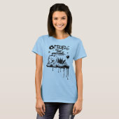 T-shirt Compagnie de stylo de Octopus Inc. (Devant entier)