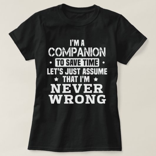 T-shirt Compagnon (Design devant)