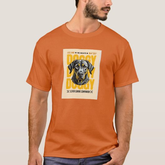 T-shirt Compagnon canin intelligent. (Devant)
