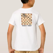 T-shirt Compagnon d'échecs dans 1 puzzle #3 (Dos)