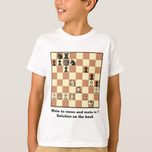 T-shirt Compagnon d'échecs dans 1 puzzle #3