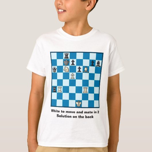 T-shirt Compagnon d'échecs dans 2 le puzzle #1 (Devant)