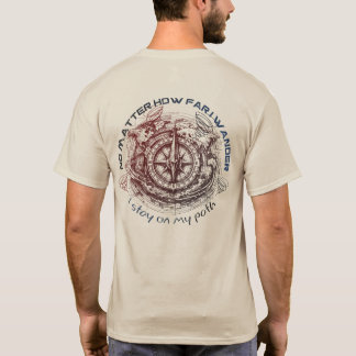 T-shirt Compass Adventure Explorer T Shirt Tee Casual Wear