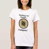 T-shirt Compass Instrument Navigation Direction Funny (Devant)