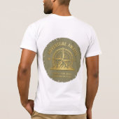 T-shirt Compass Mountain Outdoor Tee Great for 2025 Glowin (Dos)