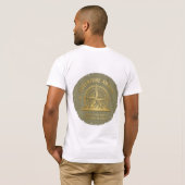 T-shirt Compass Mountain Outdoor Tee Great for 2025 Glowin (Dos entier)