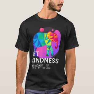 T-shirt Compassion éléphante Kindness Ripple Mindfulme Me