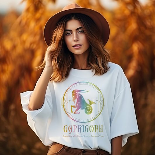 T-shirt Compatibilité Capricorne Conçue
