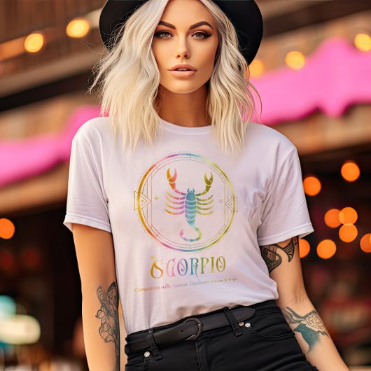 T-shirt Compatibilité Scorpio Conçu