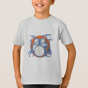 T-shirt Compensation de kit de tambour