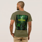 T-shirt Compétences de survie Prepper Survivalist SHTF Des (Dos entier)