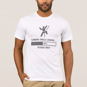 T-shirt Compétences d'escalade en chargement