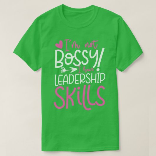 T-shirt Compétences en leadership (Design devant)
