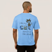 T-shirt Compétiteur Sport-Tek masculin de Chat (Dos entier)