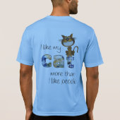 T-shirt Compétiteur Sport-Tek masculin de Chat (Dos)