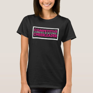 T-shirt Compétitive Pom-pom girl 2 Minutes 30 Secondes Plu