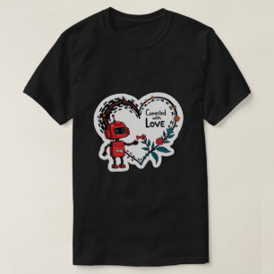 T-shirt Compilé Avec Love Funny Programmer