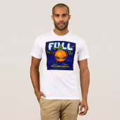 T-shirt Complètement - étiquette orange de caisse (Devant entier)